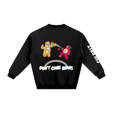FlambΓ© Bear π₯π§Έ Black Crewneck