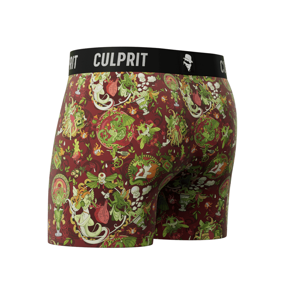 Absinthe Minded 🧚 - Culprit Underwear - Boxer Briefs w/Fly - BB2 - ABSMD - S
