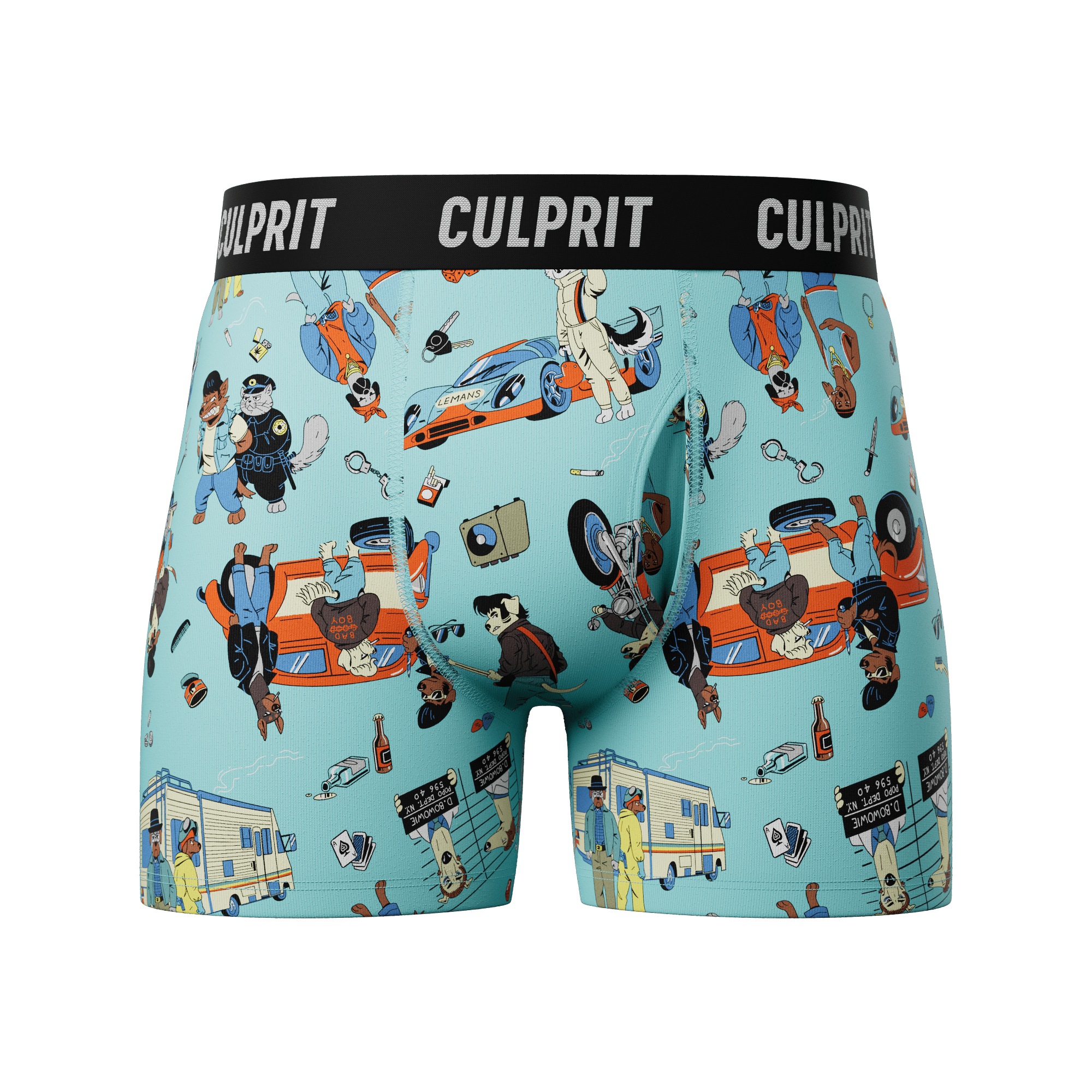 Bad to Bone π Boxer Briefs w fly