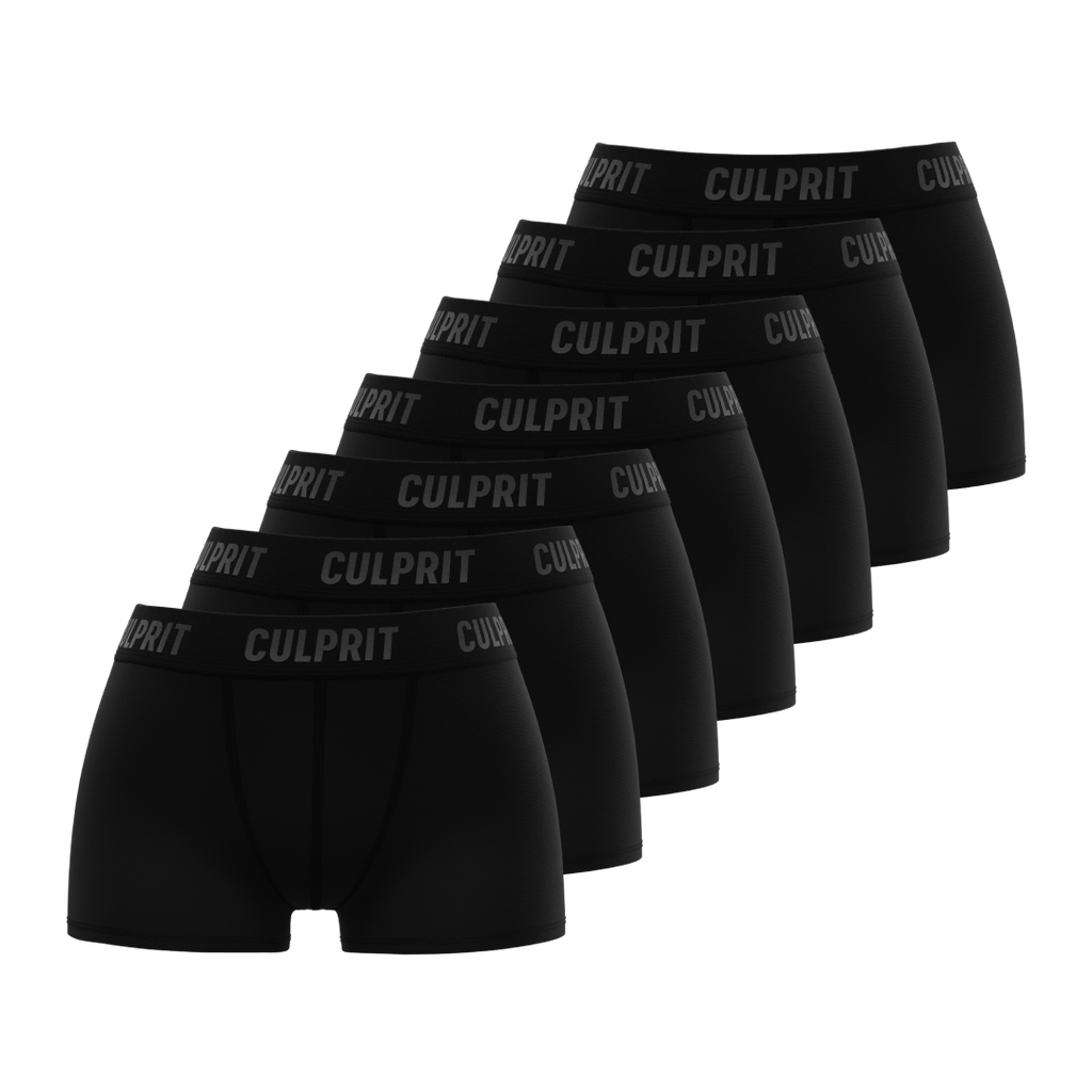 Booty Shorts Incognito 7 - Pack 🕶️ - Culprit Underwear - Booty Shorts - 7PK - BS - INCOG - XS