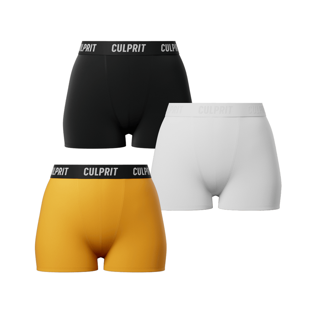 Booty Shorts N°1 Bundle 3 - Pack - Culprit Underwear - Booty Shorts - 3PK - BS - BNDL1 - XS