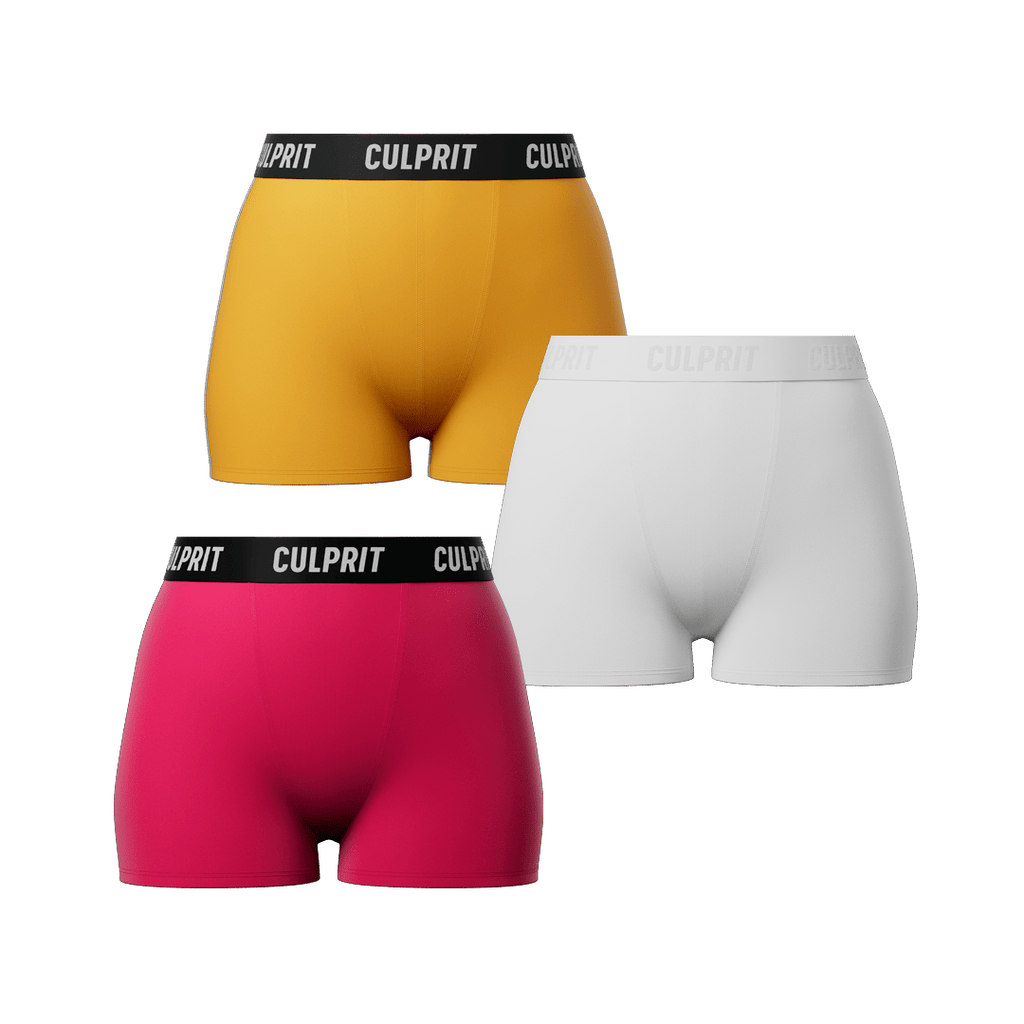 Booty Shorts N°3 Bundle 3 - Pack - Culprit Underwear - Booty Shorts - 3PK - BS - BNDL3 - XS