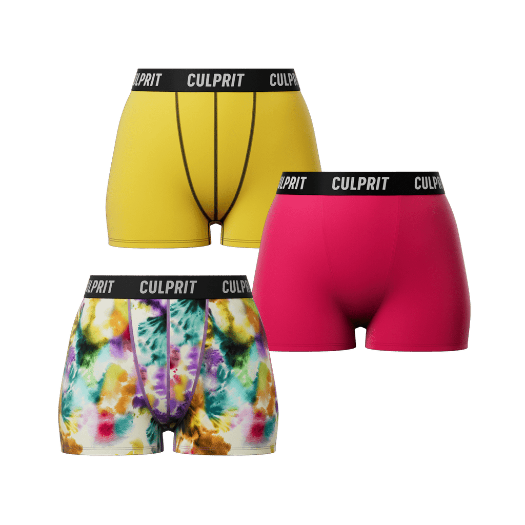 Booty Shorts N°5 Bundle 3 - Pack - Culprit Underwear - Booty Shorts - 3PK - BS - BNDL5 - XS