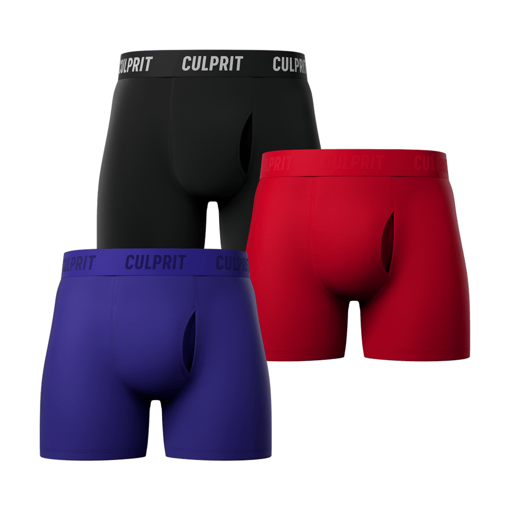 Boxer Brief w/ fly N°1 Bundle 3 - Pack - Culprit Underwear - Boxer Briefs w/Fly - 3PK - BB - BNDL1 - S