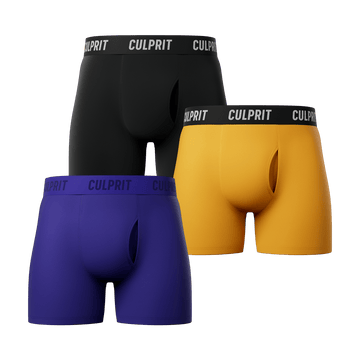 Boxer Brief w/ fly N°1 Bundle 3 - Pack - Culprit Underwear - Boxer Briefs w/Fly - 3PK - BB - BNDL1 - S