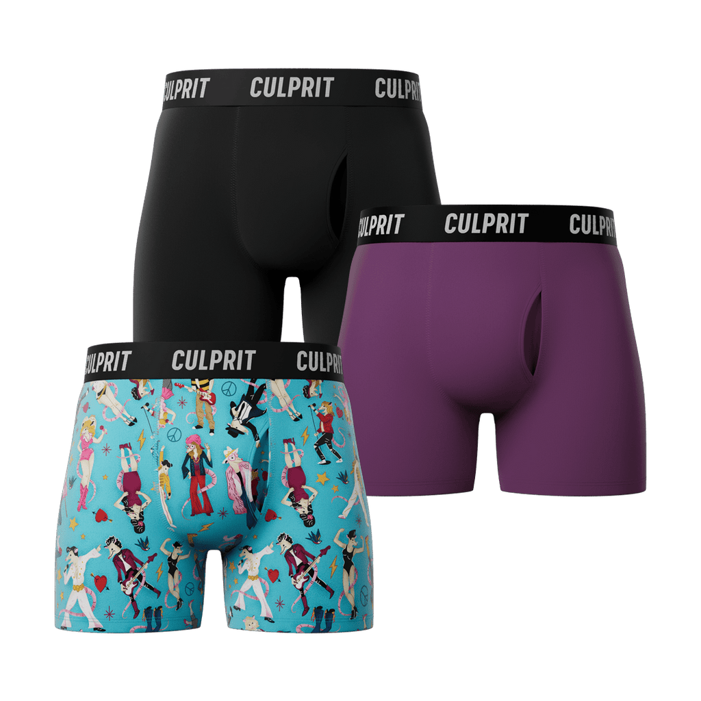 Boxer Brief w/ fly N°4 Bundle 3 - Pack - Culprit Underwear - Boxer Briefs w/Fly - 3PK - BB - BNDL4 - S