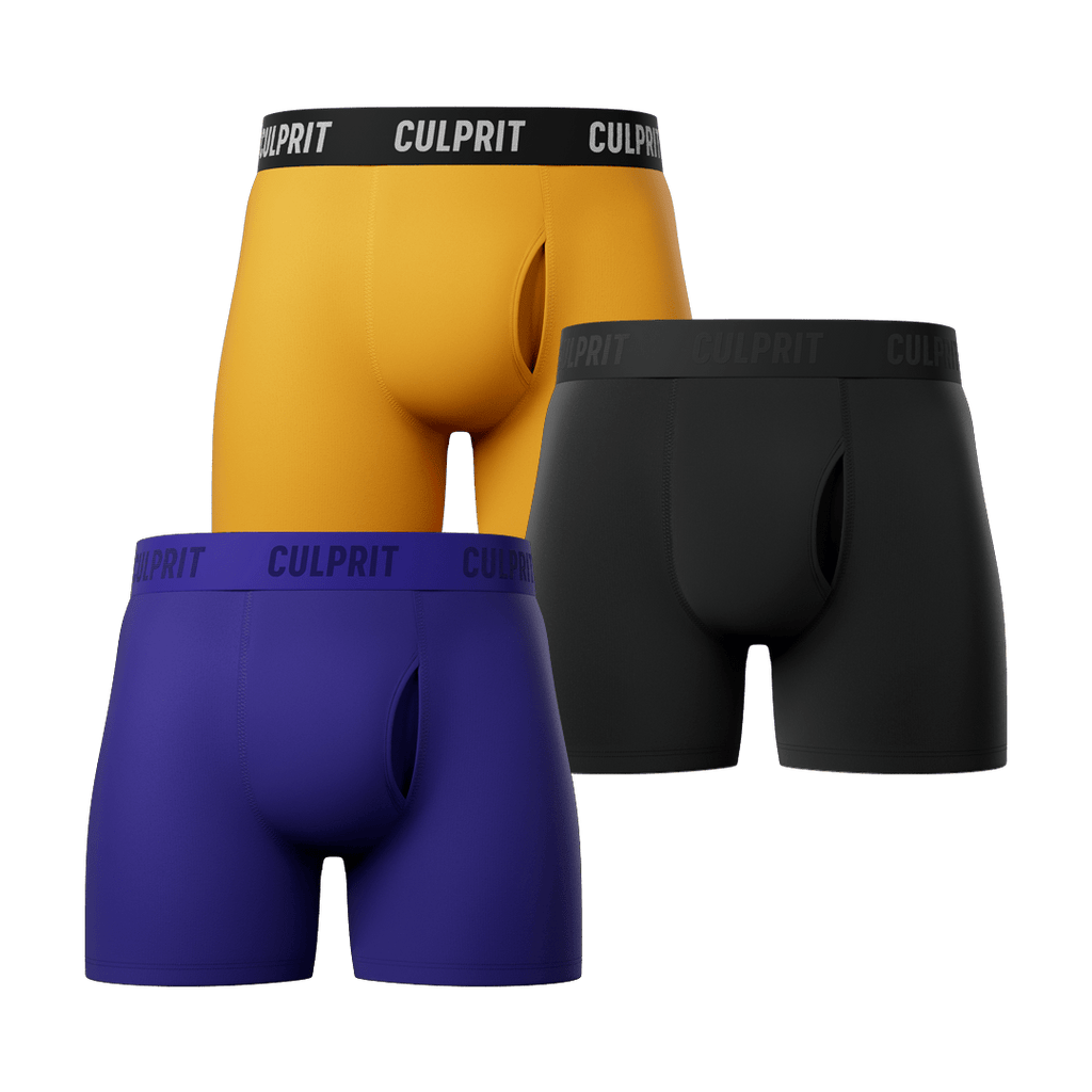 Boxer Brief w/ fly N°4 Bundle 3 - Pack - Culprit Underwear - Boxer Briefs w/Fly - 3PK - BB - BNDL4 - S