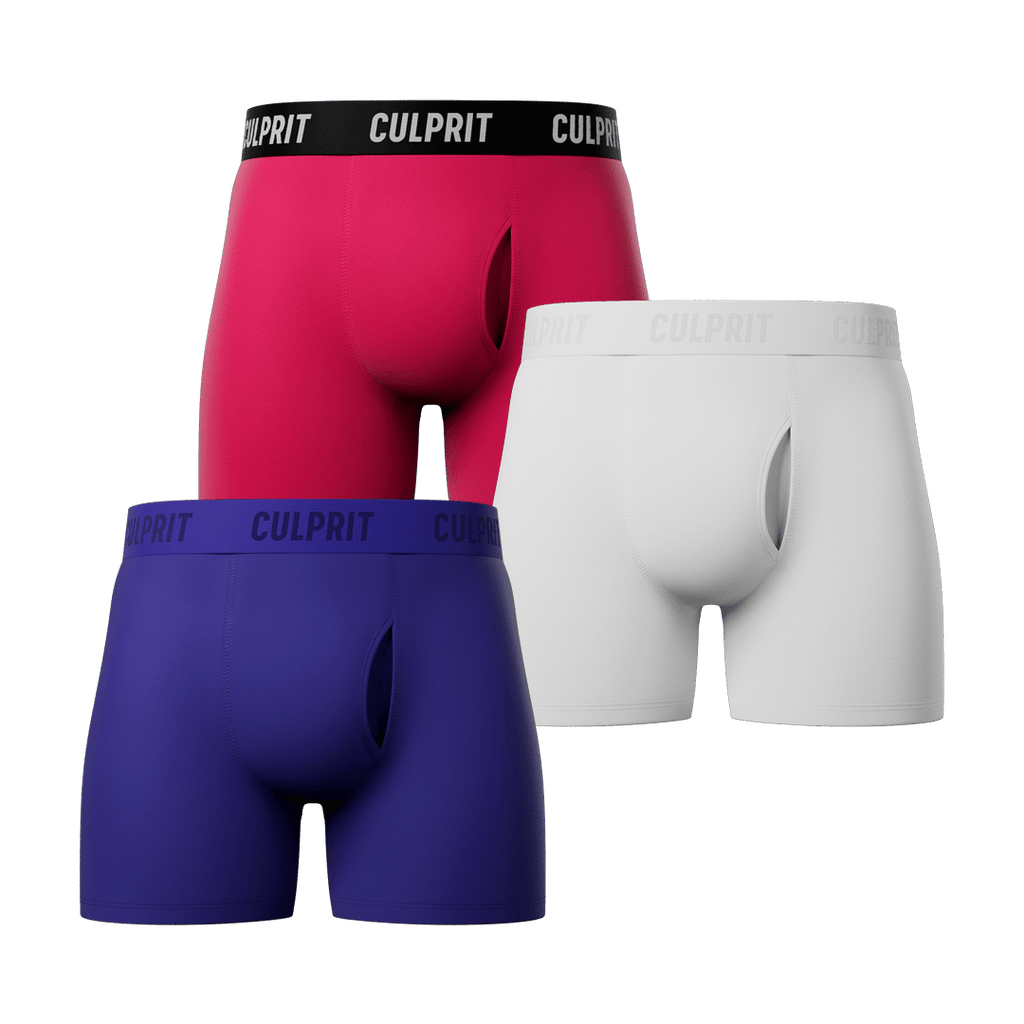 Boxer Brief w/ fly N°5 Bundle 3 - Pack - Culprit Underwear - Boxer Briefs w/Fly - 3PK - BB - BNDL5 - S