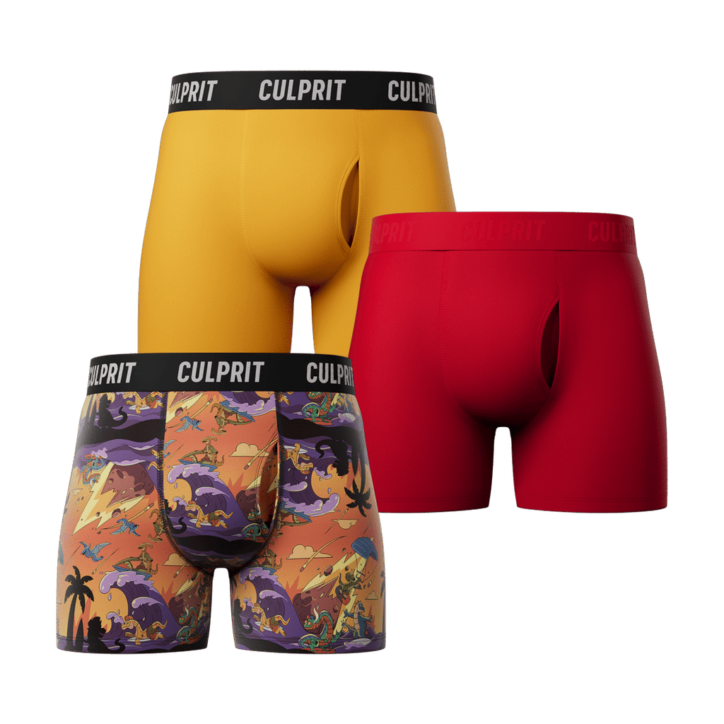 Boxer Brief w/ fly N°5 Bundle 3 - Pack - Culprit Underwear - Boxer Briefs w/Fly - 3PK - BB - BNDL5 - S