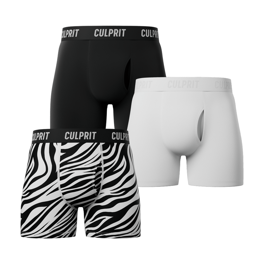 Boxer Brief w/ fly N°6 Bundle 3 - Pack - Culprit Underwear - Boxer Briefs w/Fly - 3PK - BB - BNDL6 - S