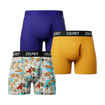 Boxer Brief w/ fly N°7 Bundle 3 - Pack - Culprit Underwear - Boxer Briefs w/Fly - 3PK - BB - BNDL7 - S