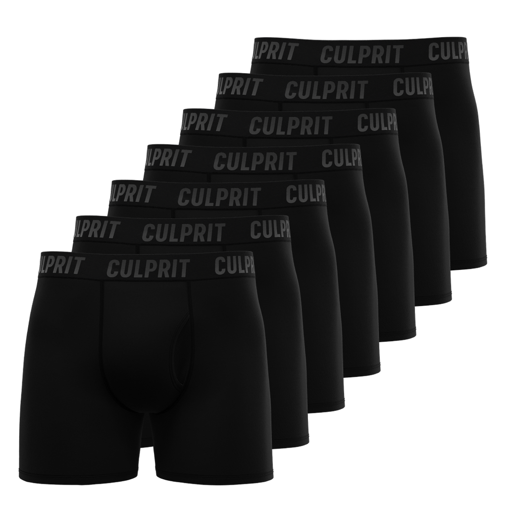 Boxer Briefs Incognito 7 - Pack 🕶️ - Culprit Underwear - Boxer Briefs w/Fly - 7PK - BB - INCOG - S