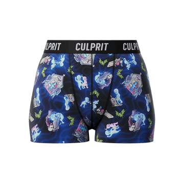 Casper the Naughty Ghost 👻 Booty Shorts - Culprit Underwear - Booty Shorts - BS - CASPR - XS