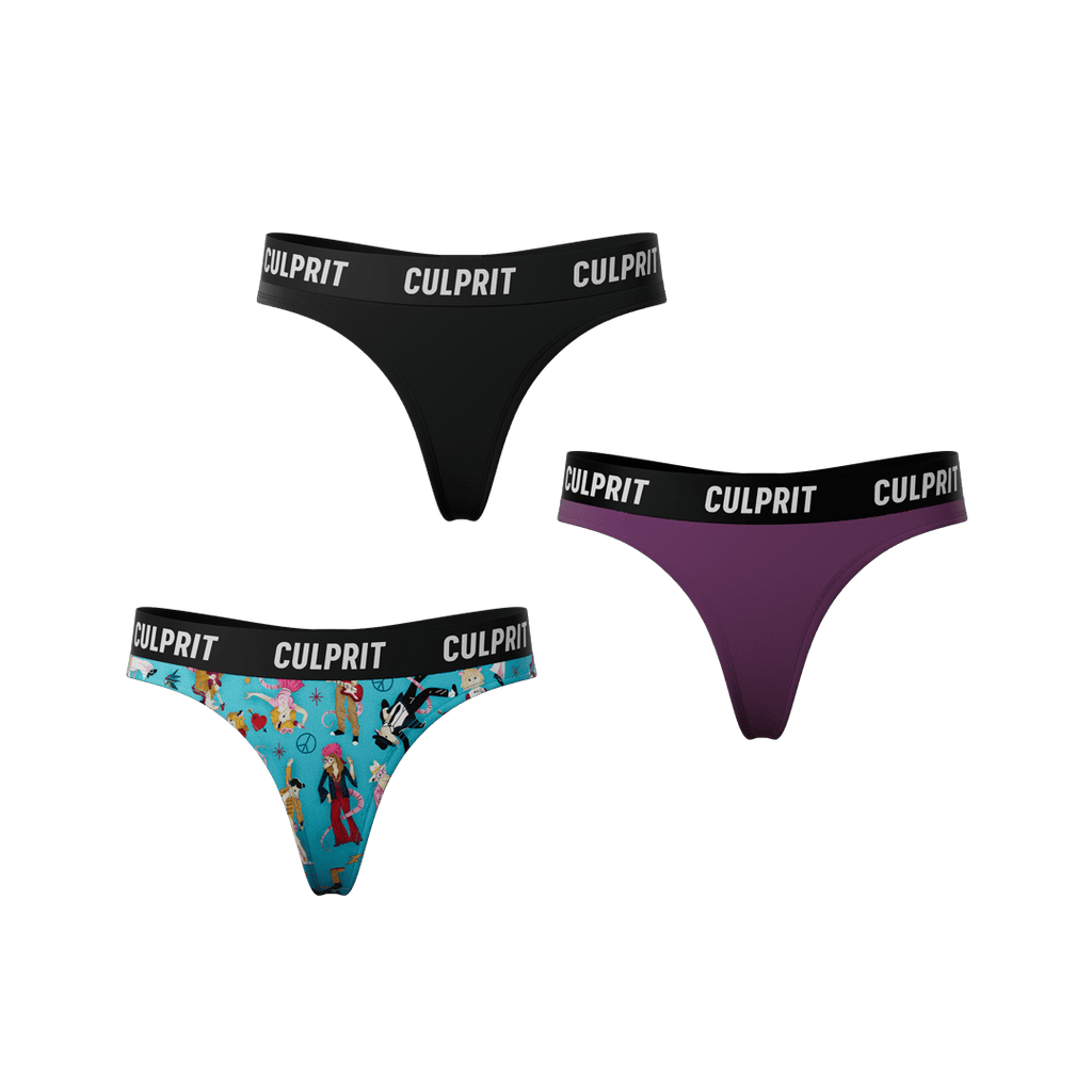 Classic Thong N°3 Bundle 3 - Pack - Culprit Underwear - Thongs - 3PK - THG - BNDL3 - XS