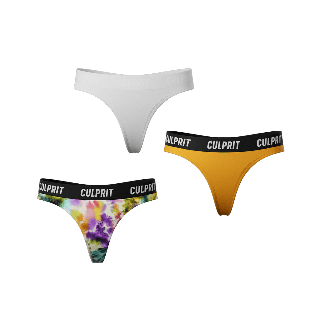 Classic Thong N°6 Bundle 3 - Pack. - Culprit Underwear - Thongs - 3PK - THG - BNDL6 - XS