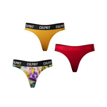 Classic Thong N°6 Bundle 3 - Pack. - Culprit Underwear - Thongs - 3PK - THG - BNDL6 - XS