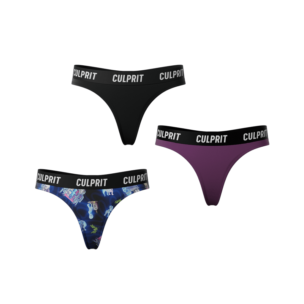 Classic Thong N°7 Bundle 3 - Pack. - Culprit Underwear - Thongs - 3PK - THG - BNDL7 - XS