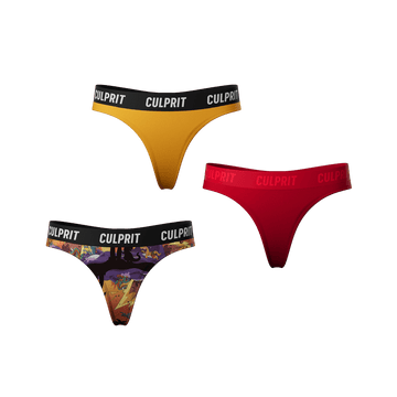 Classic Thong N°8 Bundle 3 - Pack. - Culprit Underwear - Thongs - 3PK - THG - BNDL8 - XS