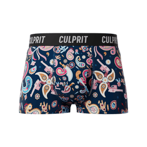 Crime Paisley 🦹 Trunk Cut Boxer Briefs w/ fly