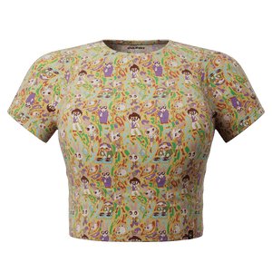 Disco Bunnies🕺🐰 Cropped T-Shirt