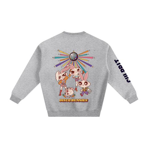 Disco Bunnies 🪩 🐰 GoldiLocks™ Crew (Heather)
