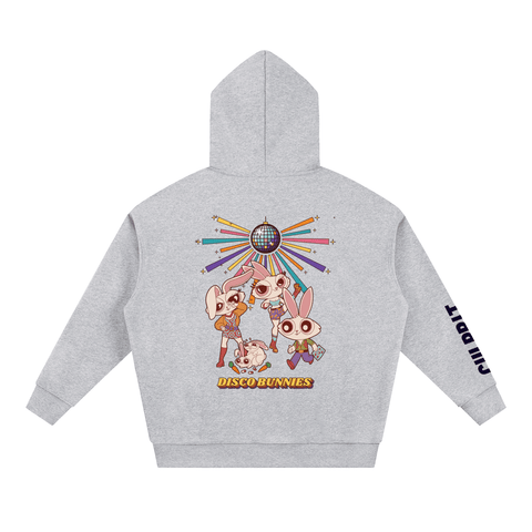 Disco Bunnies 🪩 🐰 GoldiLocks™ Hoodie (Heather)