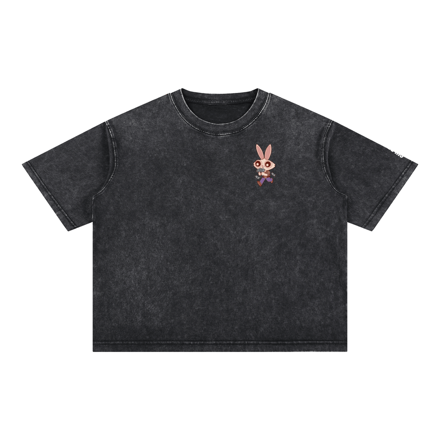 Disco Bunnies Boxy, front