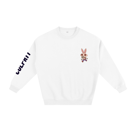 Disco Bunnies 🪩 🐰 White Crewneck