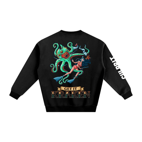 Get It Kraken! 🦑 Black Crewneck