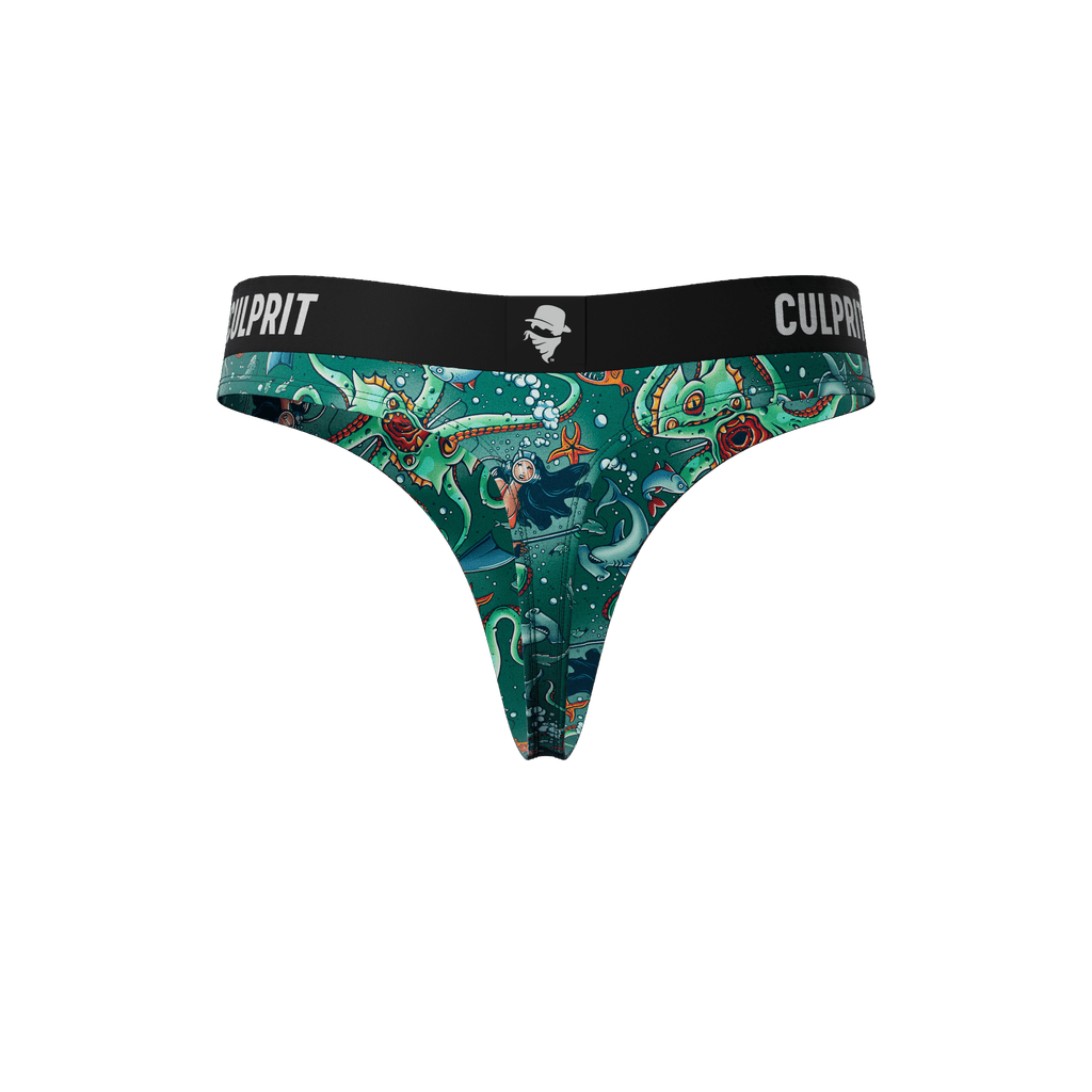Get it Kraken! 🦑 Thong - Culprit Underwear - Thongs - THG2 - GKRK - XS
