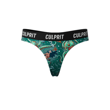 Get it Kraken! 🦑 Thong - Culprit Underwear - Thongs - THG2 - GKRK - XS