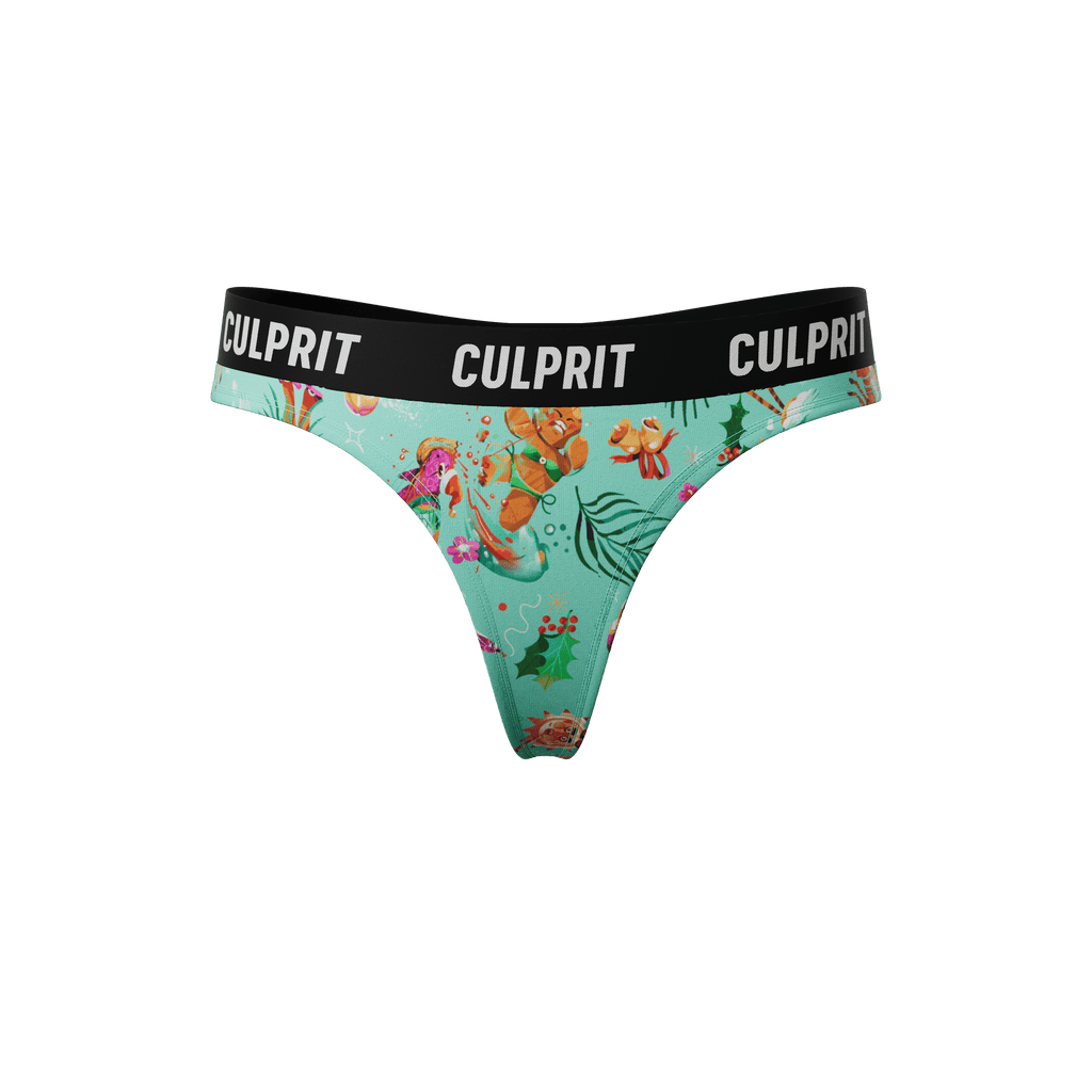 Hawaiian Xmas 🤙🏽🎅🏽 Thong - Culprit Underwear - Thongs - THG - HIX - XS