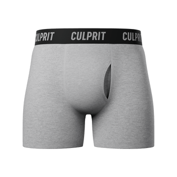 Heather Grey 🌪️ - Culprit Underwear - Boxer Briefs w/Fly - BB - HGRY - S