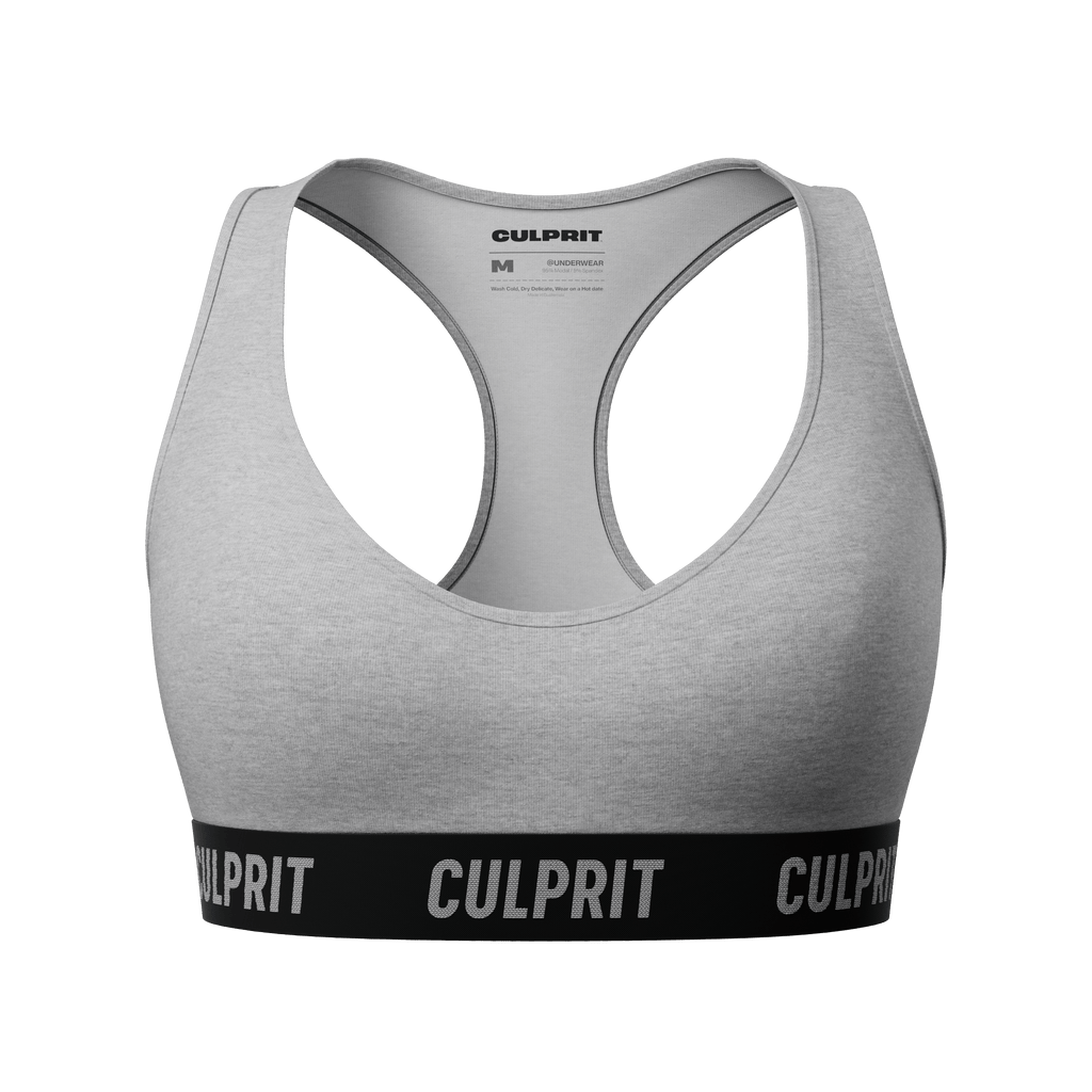 Heather Grey 🌪️ - Culprit Underwear - ComfyBra™ - BRA - HGRY - XS