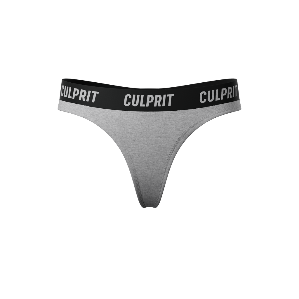 Heather Grey 🌪️ - Culprit Underwear - Thongs - THG - HGRY - XS