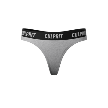 Heather Grey 🌪️ - Culprit Underwear - Thongs - THG - HGRY - XS