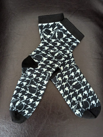 Houndstooth 3D 🐺 Socks - Culprit Underwear - Socks - SOX - TOOTH - UNI