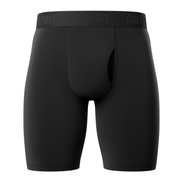 Incognito 🕶️ Long - Cut Boxer Briefs w/ fly - Culprit Underwear - Long Briefs - BBK2 - INCOG - S