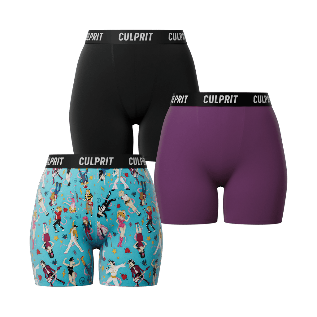 LadyBoxers™ N°1 Bundle 3 - Pack - Culprit Underwear - LadyBoxers™ - 3PK - LB - BNDL1 - XS