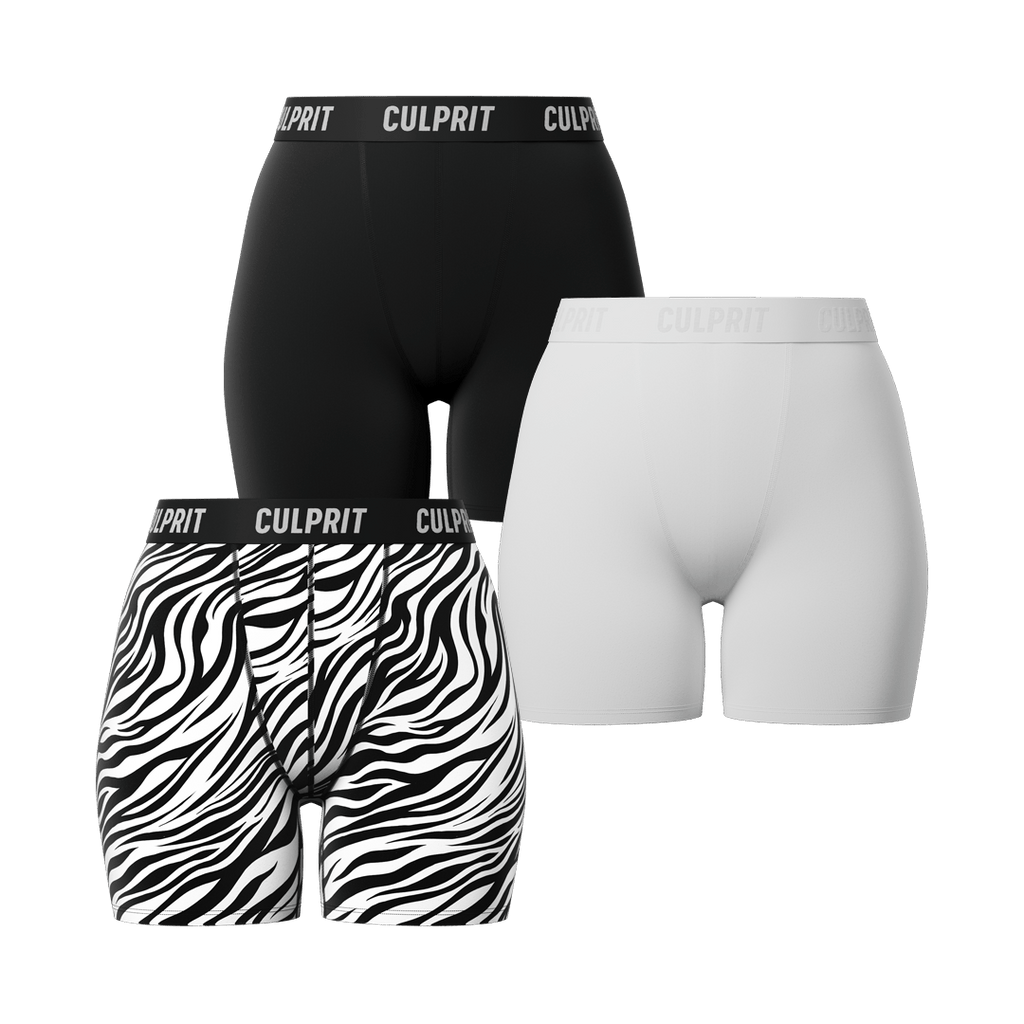 LadyBoxers™ N°2 Bundle 3 - Pack - Culprit Underwear - LadyBoxers™ - 3PK - LB - BNDL2 - XS