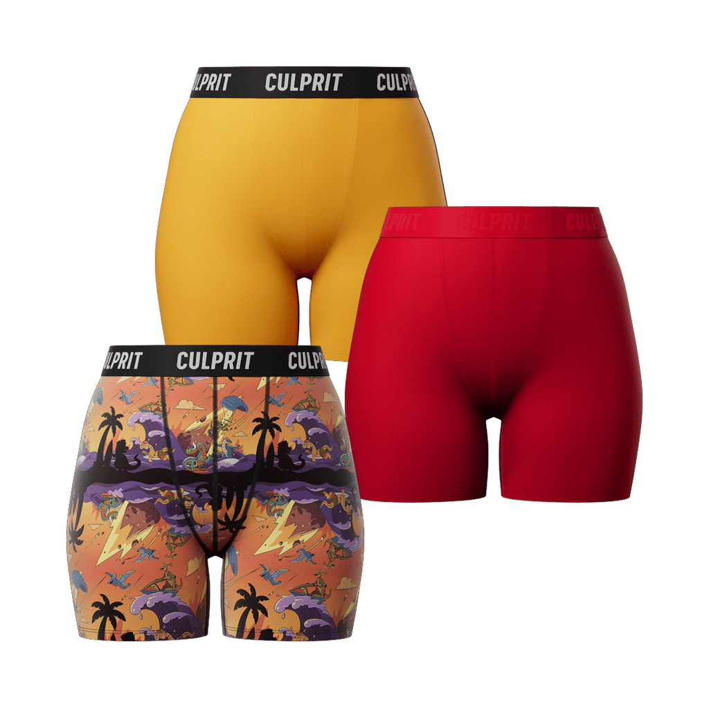 LadyBoxers™ N°5 Bundle 3 - Pack - Culprit Underwear - LadyBoxers™ - 3PK - LB - BNDL5 - XS