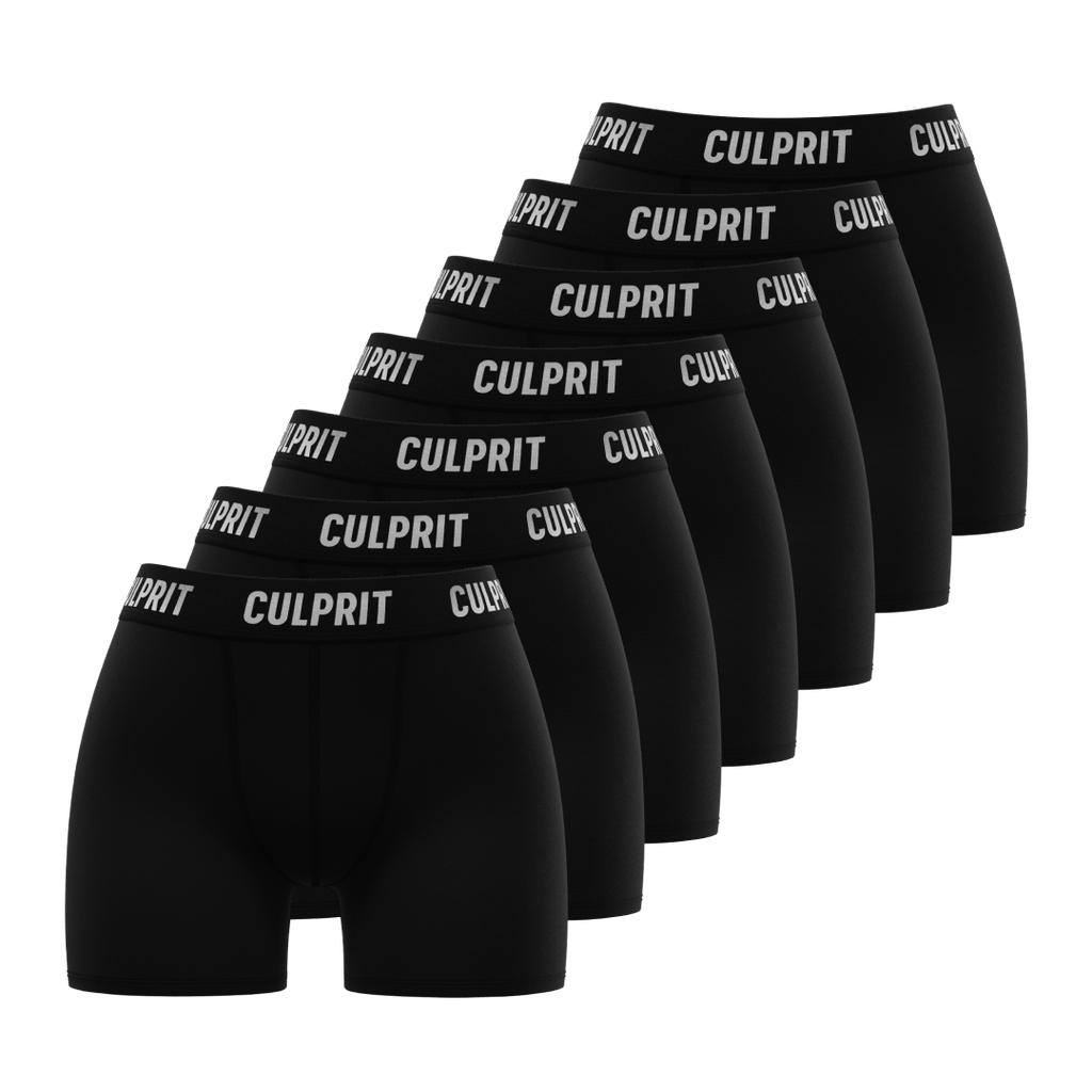 LadyBoxers™ Stealth Black 7 - Pack 🥷 - Culprit Underwear - LadyBoxers™ - 7PK - LB - BLK - XS