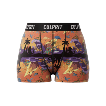 Last Wave 🦕☄️ Booty Shorts - Culprit Underwear - Booty Shorts - BS - LAST - XS