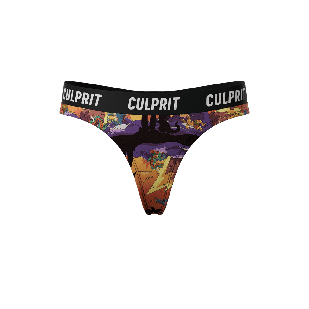 Last Wave 🦕☄️ Classic Thong - Culprit Underwear - Thongs - THG - LAST - XS