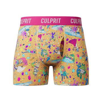 Party Animals - Culprit Underwear - Boxer Briefs w/Fly - BB2 - PARTY - S