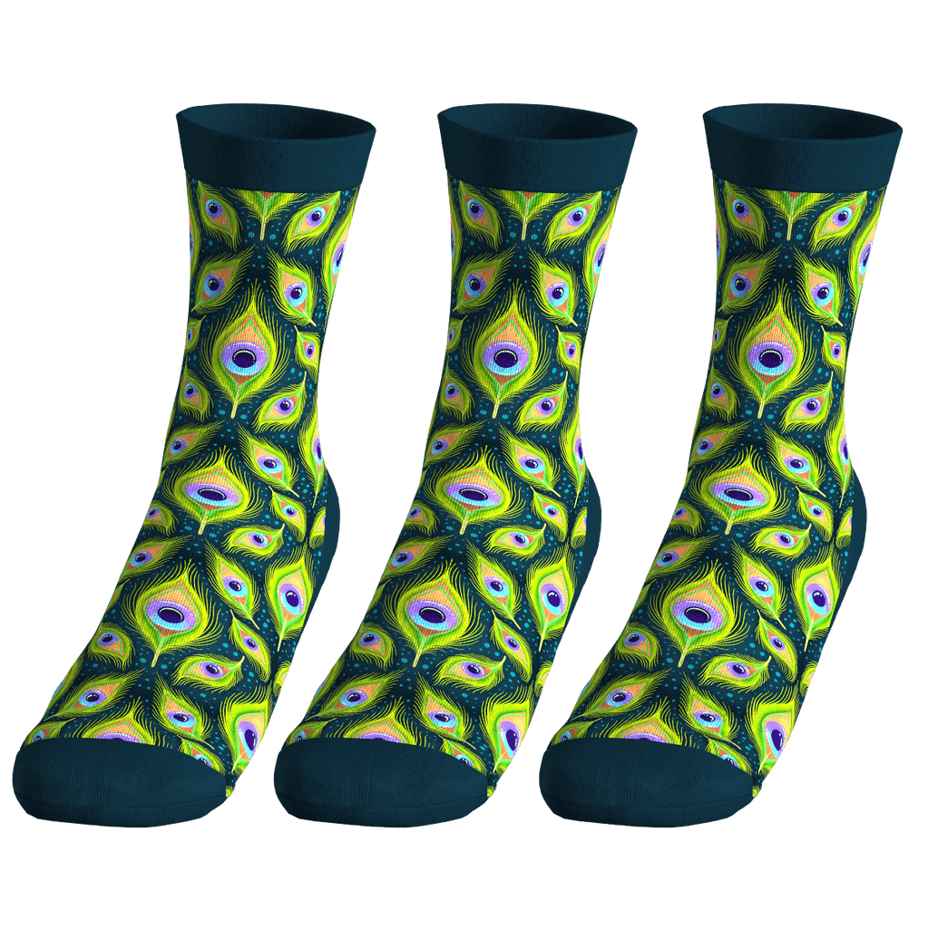 Peacock 🦚 Socks - Culprit Underwear - Socks - SOX1 - PCK - SM