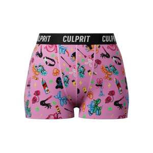 Pink Balloon Animals 😻 Booty Shorts