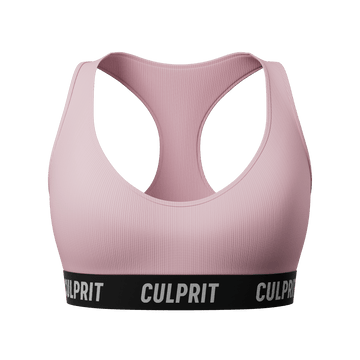 Pink Ribbed ComfyBra - Culprit Underwear - ComfyBra™ - BRA - PNKRIB - XS