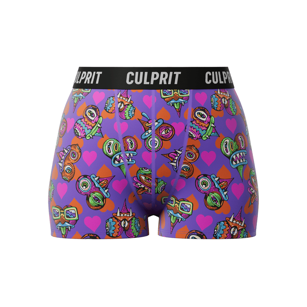 PRE - ORDER: Love Sick ❤️‍🔥 Booty Shorts - Culprit Underwear - Booty Shorts - BS - YGSK - XS