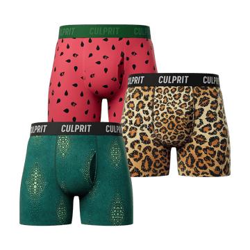 Quarterly Score Boxer Brief Bundle! 💥 - Culprit Underwear - Boxer Briefs w/Fly - BB - Q3 - S